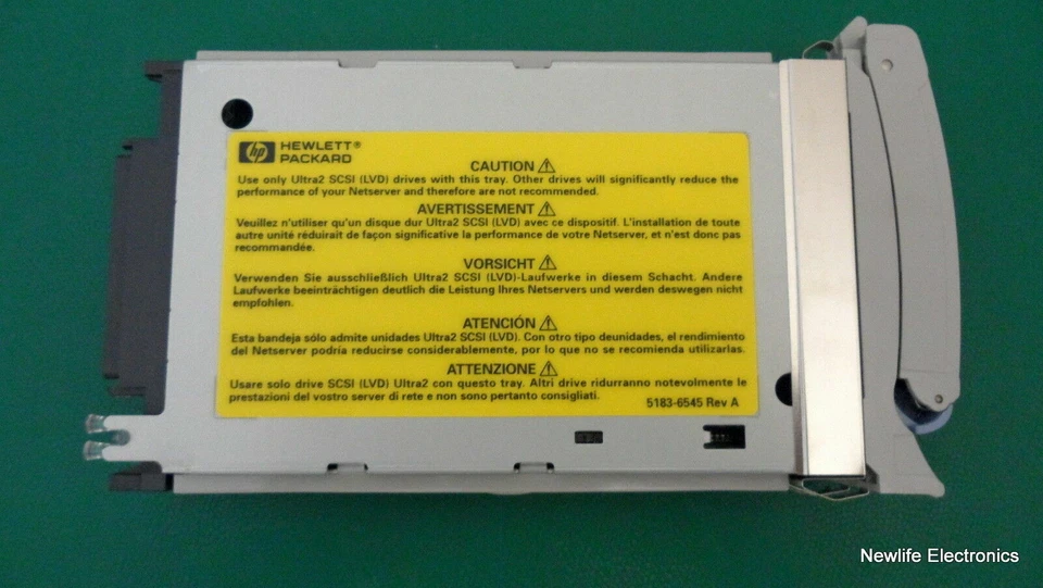 HP P1168-69001 9.1GB 10,000 RPM 3.5 in. Ultra3 SCSI HDD P1168-63001 P1168A - Image 3 of 4