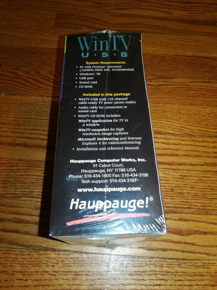 Hauppauge! WinTV USB Model 602 - New/Sealed in Retail Box Vintage, RARE! - Image 2 of 4