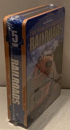 The Worlds Greatest Railroads Collector’s Edition (DVD, 2008, 5-Disc Set). NEW - Picture 4 of 4