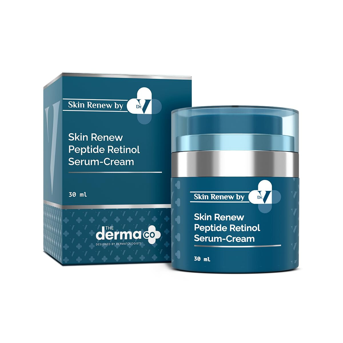 The Derma Co. x Dr.V Skin Renew Peptide Retinol Serum-Cream with