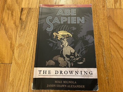 Unread Darkhorse Comics Abe Sapien Vol. 1 The Drowning Graphic Novel TPB DAMAGED
