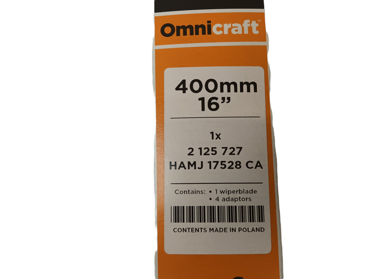 Genuine New Genuine Omnicraft Front Wiper Blade 40cm (16 