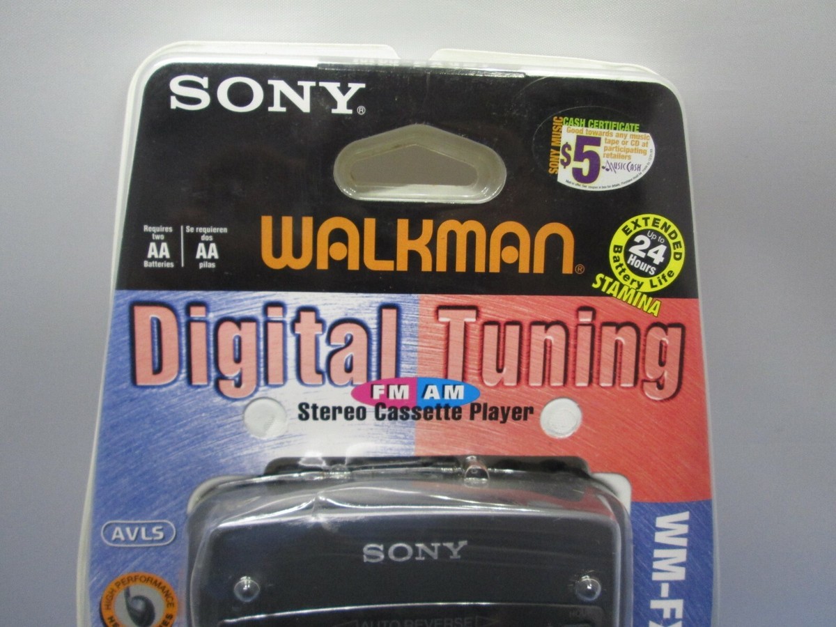 Sony Walkman WM-FX451 Digital Tuning AM/FM Stereo Cassette Player