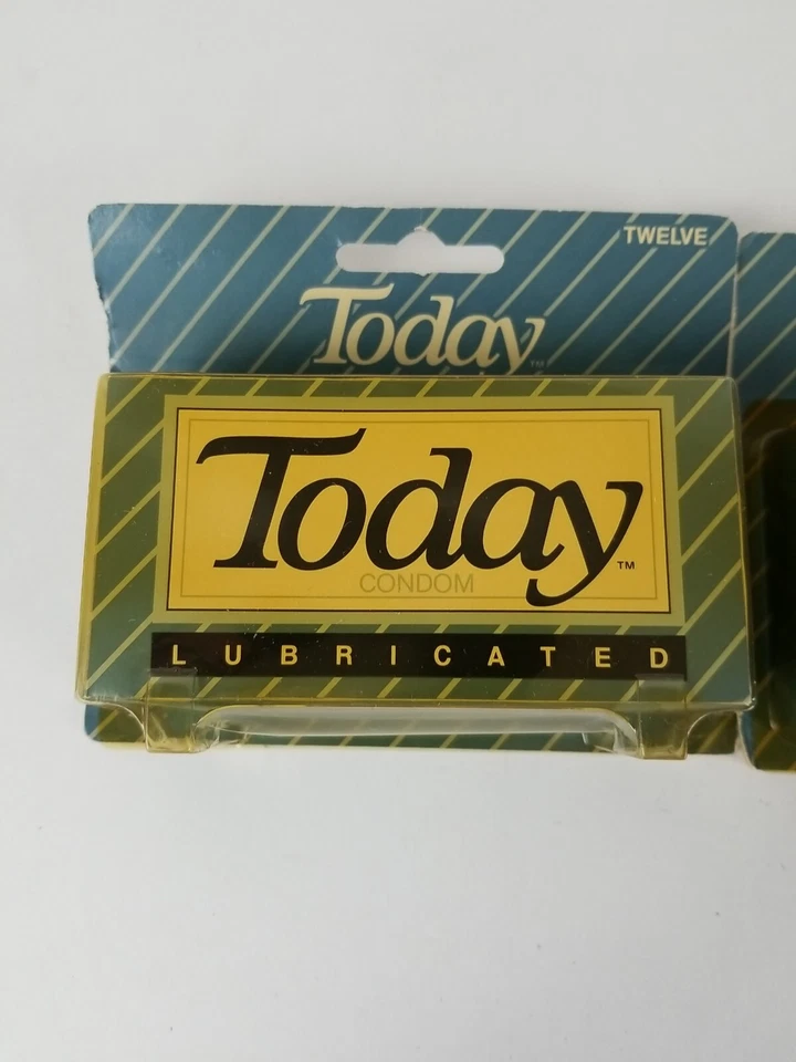 Two 12 Count Boxes of Vintage Today 1987 Condoms COLLECTIBLE NOT FOR USE *READ* - Image 2 of 4