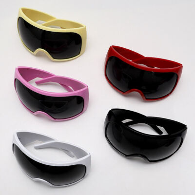 Non-Polarized Shield Sunglasses with UV Protection, Oversized Unisex Shades Amazon.com: FEISEDY Flat Top Oversized Shield Sunglasses  main image 4