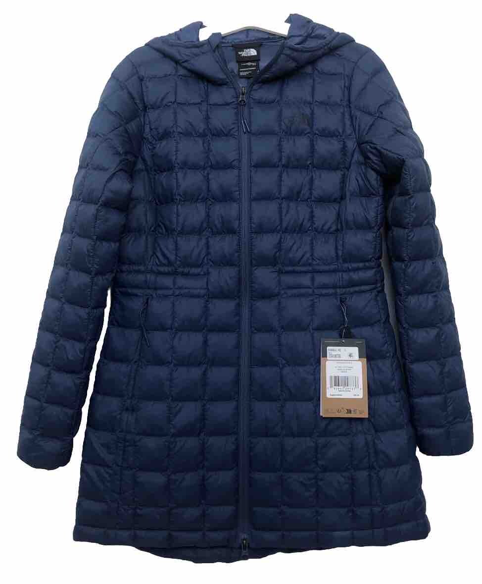 The North Face Women's TBall Eco Mid-Length Quilted Parka in Shady Blue - Size Small $280