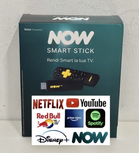 Chiavetta Now TV Smart Stick, Netflix, Youtube, Prime Video 1Mese CINEMA INTRATT - Foto 1 di 4