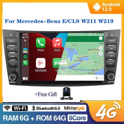 W219 Android For Mercedes-Benz E-W211 W219 Android 8-Core 64GB Car GPS Stereo Radio ...