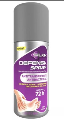 Silka Antimicotico Defensa Spray Aerosol 150 ML Athletes Foot Clean Feet 