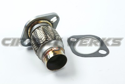 Ford Taurus Mercury Sable Exhaust Muffler Flange Flex Pipe Repair Kit w/ Gasket