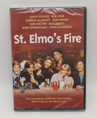 St. Elmo's Fire DVD Rob Lowe Demi Moore Andrew McCarthy Judd Nelson & More New!!
