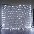 20 ft x 10 ft White LED LIGHTS Backdrop Wedding Party PhotoBooth Decorations