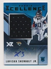 2020 Panini XR Xcellence Laviska Shenault #/49 Auto Jersey #RXC-LS Rookie