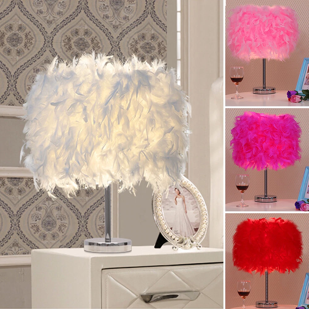 White feather sales lamp shades