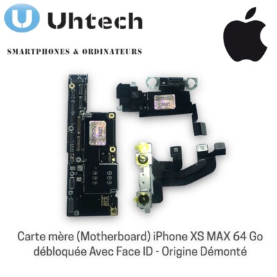 Carte mère iPhone XS 64Go Sans Face ID 100% fonctionnelle