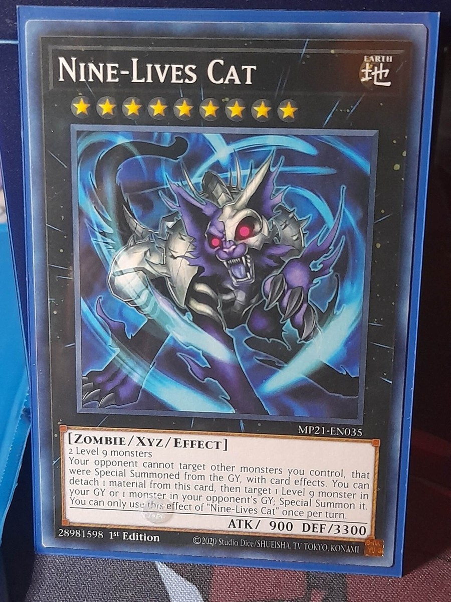 Nine-Lives Cat - MP21-EN035 - Common 1st Edition yugioh tcg singles | eBay Nine-Lives Cat - MP21-EN035 - Common 1st Edition yugioh tcg singles | eBay
