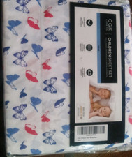 CGK Linens childrens sheet set butterflies for twin bed sku 1500