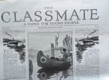 Vintage Jul 30, 1927 Classmate Newspaper Cooke City MT Helen Keller Life Saving