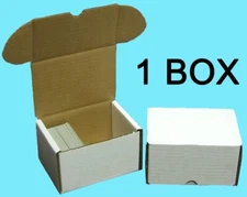 1 BCW 330 COUNT CARDBOARD STORAGE BOX Trading Sports Cards Holder ccg Vintage