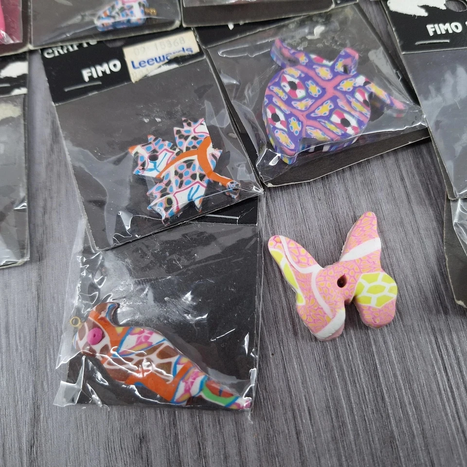 Lote de cuentas de arcilla polimérica Fimo de colección artesanal creativa para hacer joyas Foto 3 de 4