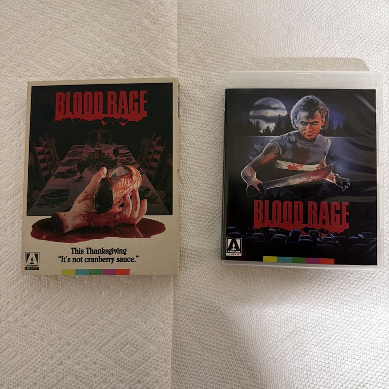 Blood Rage (Blu-ray/DVD, 2015, 3 disc) Slipcover included