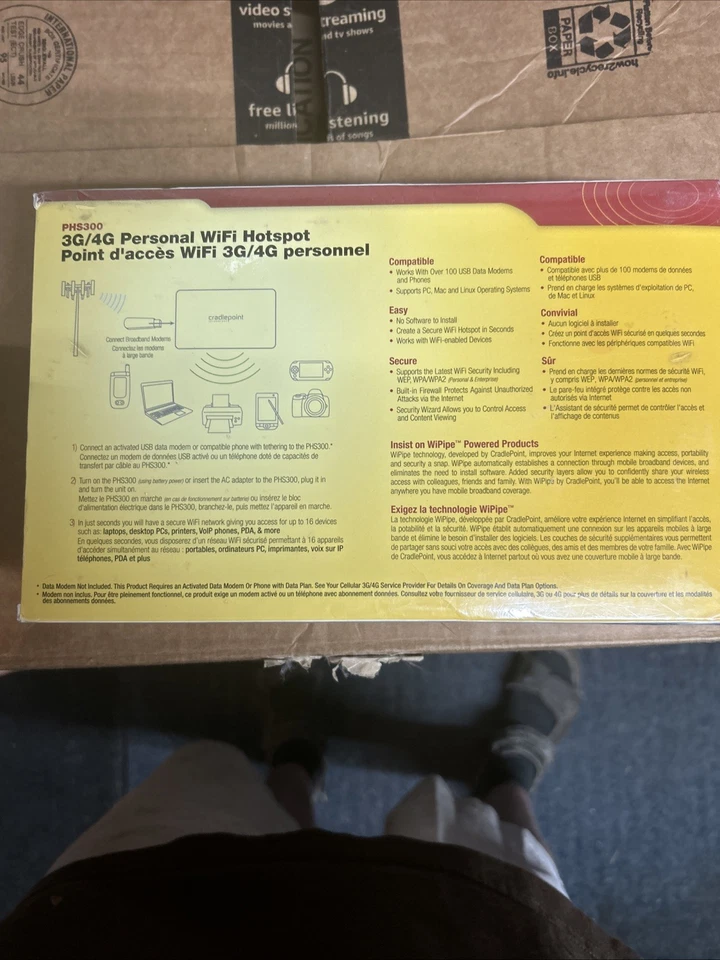 PHS300 3G/4G Personal Wi-Fi Hotspot - Image 2 of 3
