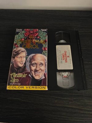 Charles Dickens A Christmas Carol VHS Video Tape Color Version