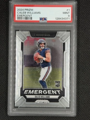 2024 Panini Prizm - Emergent Caleb Williams #1 (RC) PSA 9 Mint