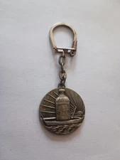 Porte-clés Bière LA MEUSE SPALTHALLER Afrique DJIBOUTI Keychain Vintage 60'
