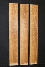 Figured quarter sawn sycamore guitar fingerboard blank. Sold individually