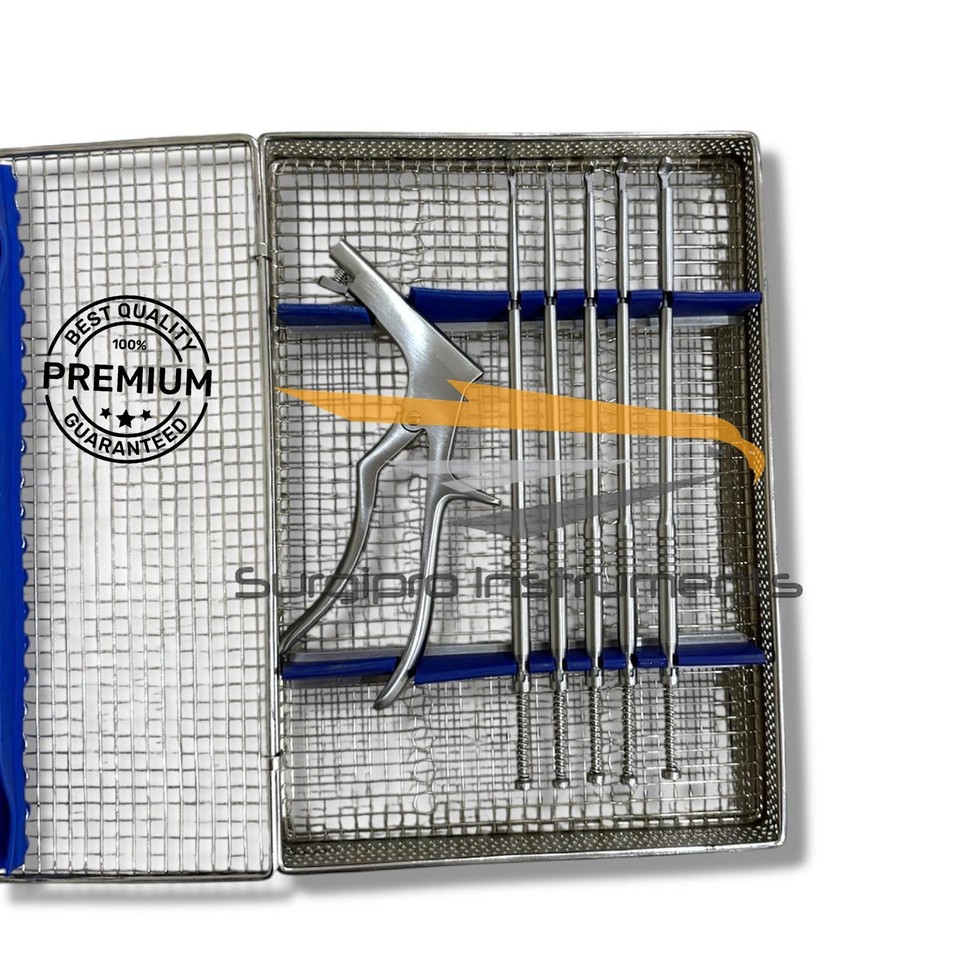 Set De Rongeurs Kerrison Rotatifs Pour Chirurgie Orthopédique Du Rachis - Neuf, Marque Broadway