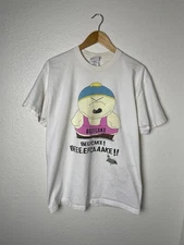 Vintage 90s South Park T-Shirt 1997 Cartman Muscle Beefcake XL Comedy Central