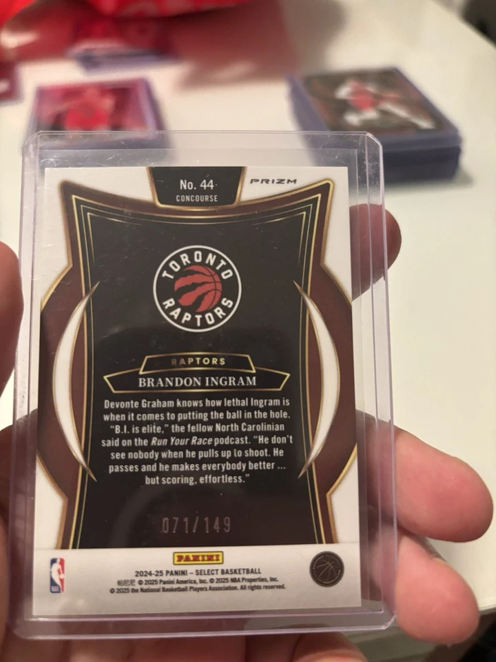 Lote de tarjetas del equipo de la NBA Toronto Raptors - Novatos, Insertos, Estrellas, RC Foto 4 de 4