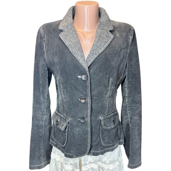 Women Marc O'Polo Blazer Brown Cotton 38 / M / 46