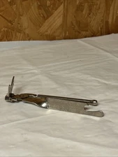 Vintage EKCO Miracle Can Opener  Stainless Handheld Can & Bottle Opener USA 8h