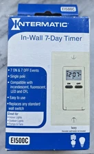 INTERMATIC EI500C In-Wall Electronic 7-Day Timer Switch, NEW