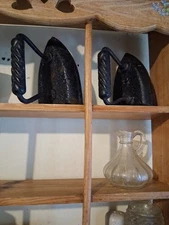 Antique WAPAK #7 No. 7 SAD IRON Cast Iron