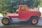 Vintage 1970s Pressed Steel Tonka 13190 Orange Dump Tipper Truck XR Cab Only