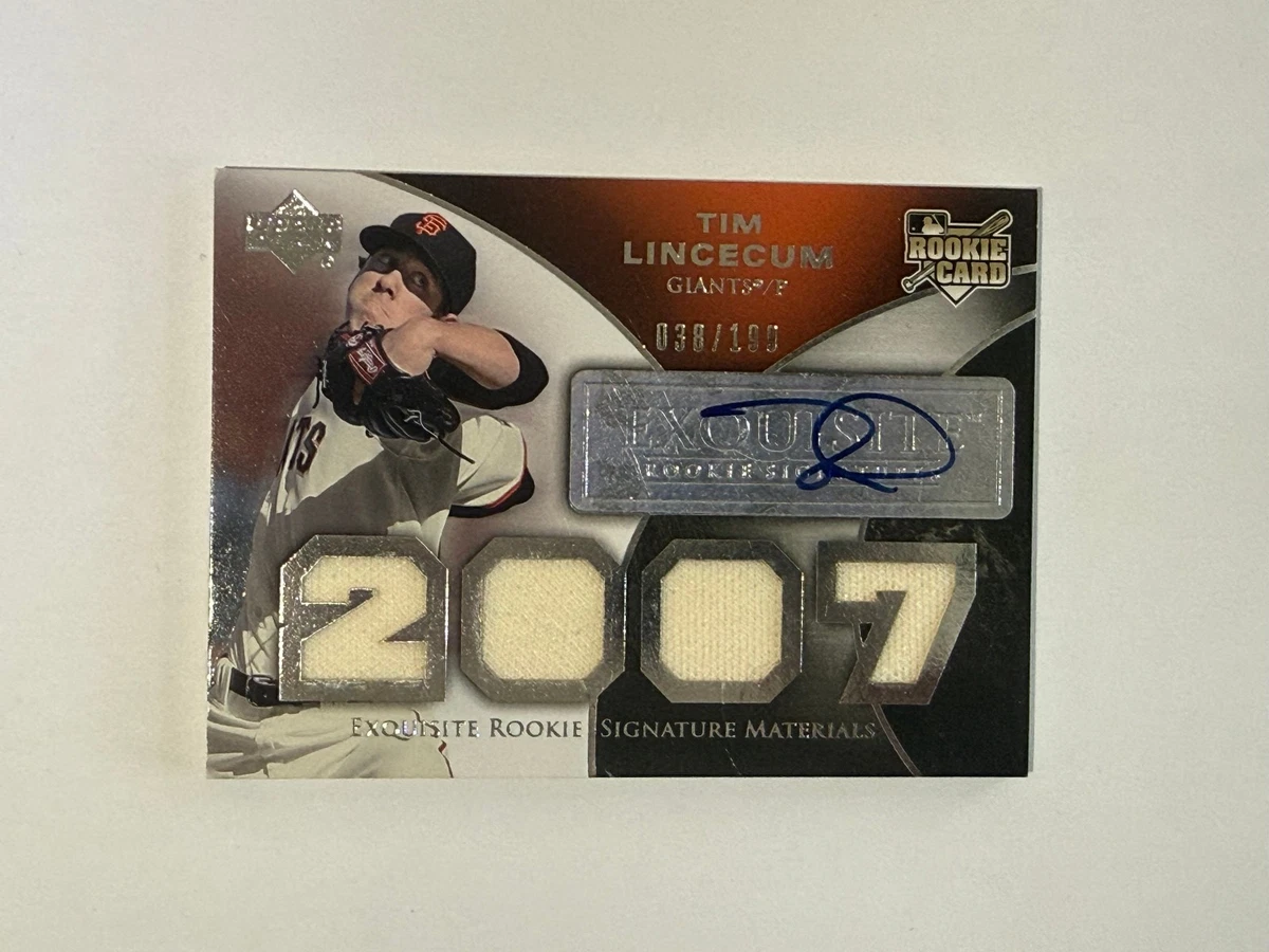 Upper Deck Tim Lincecum Baseball Sports Trading Cards
