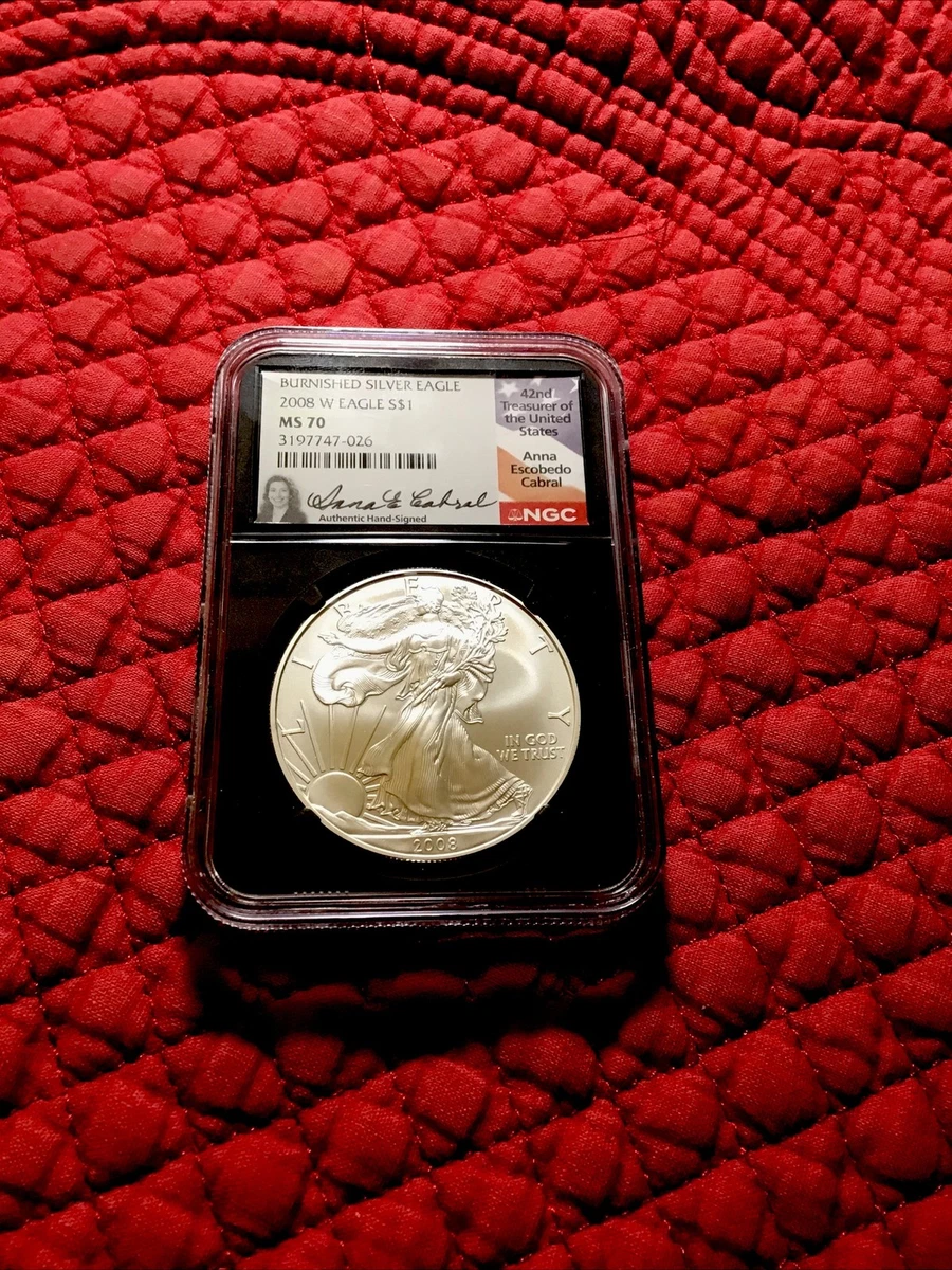 2008 American Eagle MS 70 Graded Silver Bullion Coins for sale | eBay