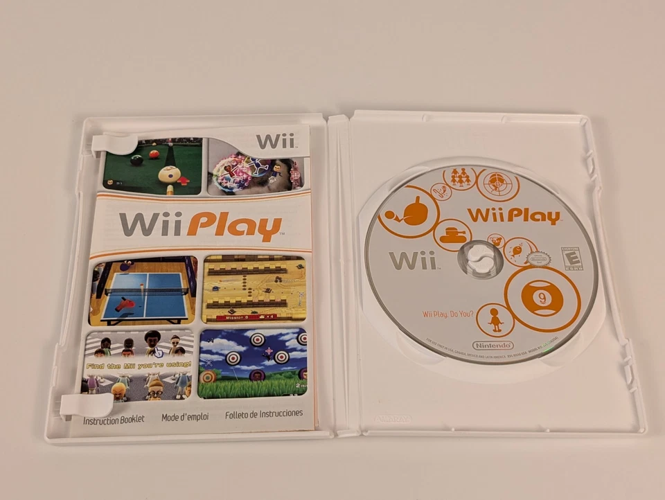 Wii Play Sports Games (Nintendo Wii, 2007) ➡️CIB  - Tested - Near Mint 📀! - Image 3 of 4