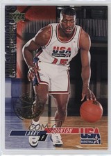 1994 Upper Deck USA Basketball Career Highlights Gold Medal Larry Johnson 0q3