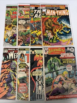 Marvel & DC Bronze Age Comic Book Lot of 8x Copies 15 to 25 Cent Covers #21 *Y11