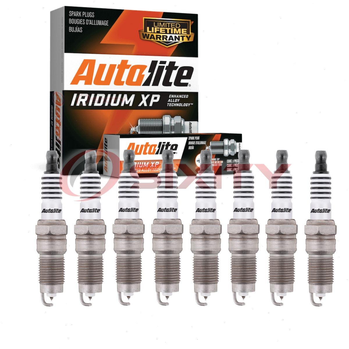 8 pc Autolite Iridium XP XP5144 Spark Plugs for AGSF34FM 2407 Ignition Wire xs
