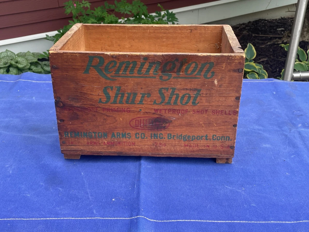 Remington Vintage Wooden Hunting Ammo Boxes for sale - eBay