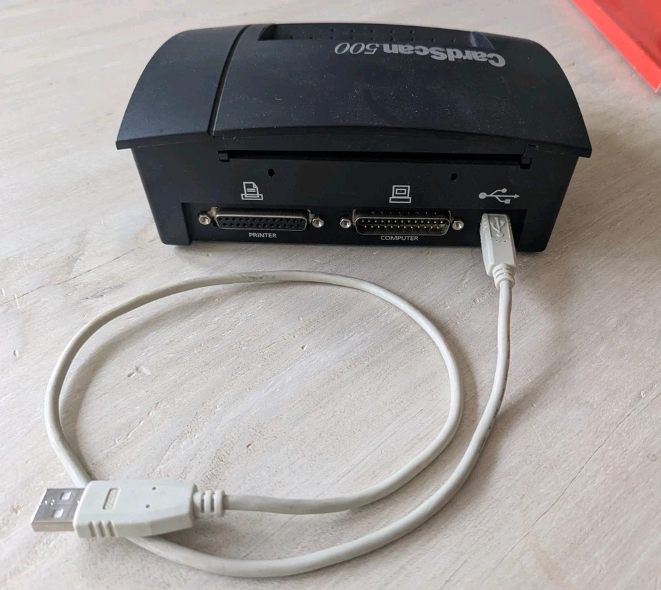 Corex CardScan 500 Business Card Scanner w/ USB Cable & User Guide - Image 3 of 4