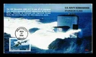 DR JIM STAMPS US COVER NAVY SUBMARINES STURGEON CLASS FDC ALL OVER BGC