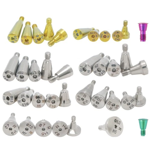US 5Pcs Dental Healing Abutment Cover Screw Mini Regular Fit Osstem Hiossen