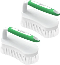 Scrub Brush for Cleaning Comfort Grip Shower Scrubber Stiff Bristles