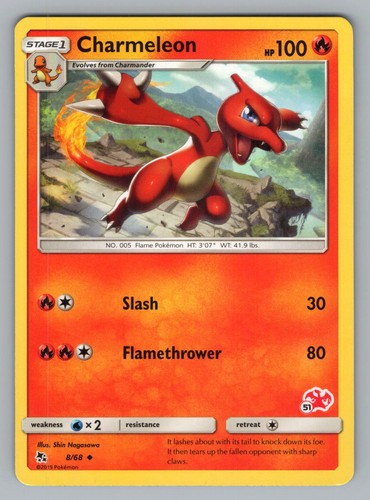 Charmeleon 008/068 Battle Academy Charizard Stamped Promo